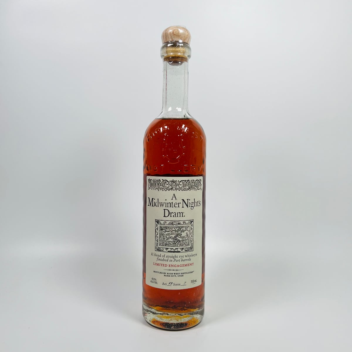 High West Blended Rye Whiskey a Midwinter Nights Dram 750mL